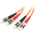 Startech.Com 2m Fiber Optic Cable - Multimode Duplex 62.5/125 LSZH, ST/ST FIBSTST2